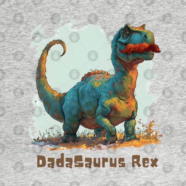 Dadasaurus Rex (with Moustache T-Rex) by Abystoic